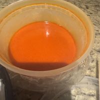 It’s sesame coconut broth. Very tasty   at Ramen Utsuke in Baltimore