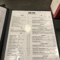 Drinks and such at Ramen Utsuke in Baltimore