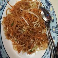 rice noodle with vegetables at Taiwan in Budapest