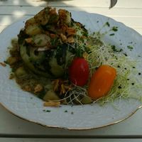 Gevulde koolrabi at Den Olifant in Ypres