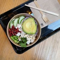 The big bowl (vegan) at Mahalo Poke in Alicante