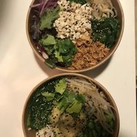 Ingredients can be selected by yourself  at Mahalo Poke in Alicante