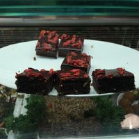 Their Raw Brownies.  at Funky Fresh Cafe - DogA in Oslo
