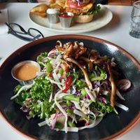Delicious filling salad! at Funky Fresh Cafe - DogA in Oslo