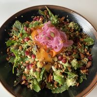 quinoa salad with “feta cheese"  at Funky Fresh Cafe - DogA in Oslo