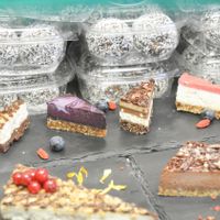 Cheesecakes assortment at Funky Fresh Cafe - DogA in Oslo