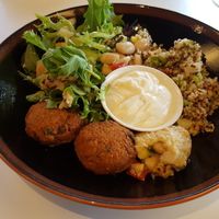Falafel bowl at Funky Fresh Cafe - DogA in Oslo
