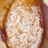 filled donut at Morze Kawy in Gdansk