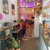 Inside at M2 Gluten Free in Barcelona