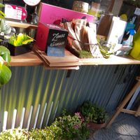 Outside at M2 Gluten Free in Barcelona