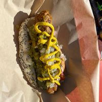 Chicago dog at Feed Your Head - Food Stand in Chicago