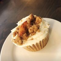 Apple cupcake at Red Herring in Urbana