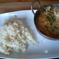 Penang curry at The Old Red Lion in Market Harborough