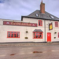 The Old Red Lion. at The Old Red Lion in Market Harborough