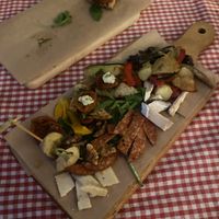 Platter as a starter at Trevi's in Amsterdam