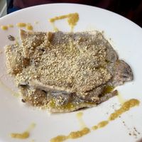 Ravioli tartufo  at Trevi's in Amsterdam
