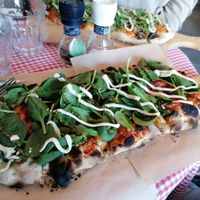 Pizza   at Trevi's in Amsterdam