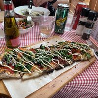 Mona Lisa pizza   at Trevi's in Amsterdam