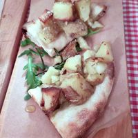 Potatoes and rosemary focaccia at Trevi's in Amsterdam