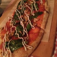 pizza Mona Lisa at Trevi's in Amsterdam