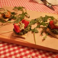 Apetizers at Trevi's in Amsterdam