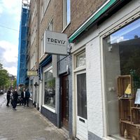 Sign  at Trevi's in Amsterdam