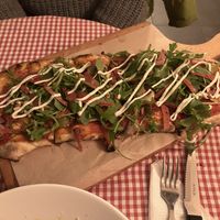 Pizza! Yummmm!!!!  at Trevi's in Amsterdam