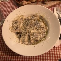 Truffle Ravioli. Tasty!!!  at Trevi's in Amsterdam