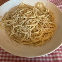Spaghetti aglio & olio  at Trevi's in Amsterdam