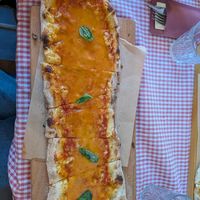 Pizza Margherita at Trevi's in Amsterdam