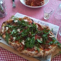 Pizza and pasta at Trevi's in Amsterdam