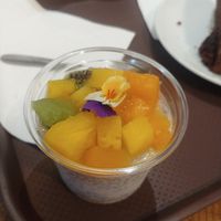Perfect chia pudding and fruit dessert at VG Délices in Baie-mahault