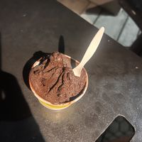 Chocolate ice creamm  at Rapanui in Buenos Aires