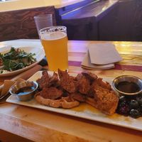 Veggie Seitan Waffels & Apple and Kale salad at The Royal in Nelson