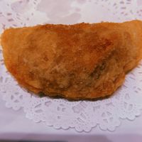 Curry pie aka Malaysian empanada was good. Order comes with 3. But we ate two before picture was taken! Sorry! Lol. (We were starving!)  at Mamak Vegan Kitchen in Chamblee