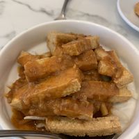 Satay Tofu (there are veggies underneath, too)--delicious!  at Mamak Vegan Kitchen in Chamblee