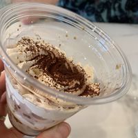 tiramisu dessert cake -- yum!  at Mamak Vegan Kitchen in Chamblee