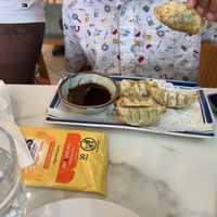 Fried dumplings   at Mamak Vegan Kitchen in Chamblee