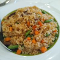 Beef fried rice at Mamak Vegan Kitchen in Chamblee