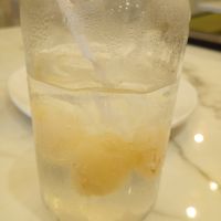 Lychee soda at Mamak Vegan Kitchen in Chamblee