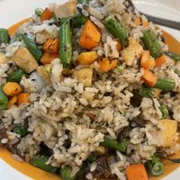 Olive fried ricee  at Mamak Vegan Kitchen in Chamblee