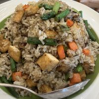 Olive fried ricee  at Mamak Vegan Kitchen in Chamblee