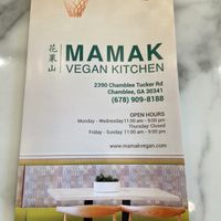   at Mamak Vegan Kitchen in Chamblee