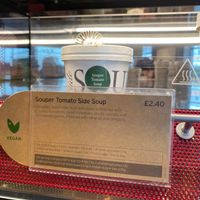 Super tomato soup at Pret A Manager in Ashford