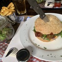 Veggie Burger at Big Mountain in Winterberg