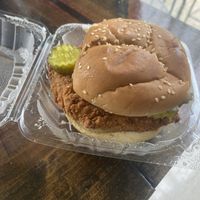 Classic Chicken Sandwich.  at Vuture Food in San Pedro