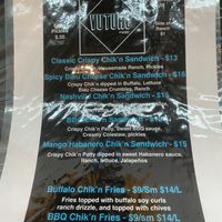 Menu at RIVegFest Pop-up  at Vuture Food in San Pedro