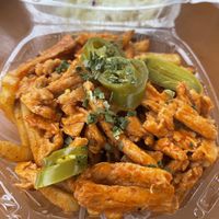 Buffalo Chkn fries no ranch added jalapeños   at Vuture Food in San Pedro