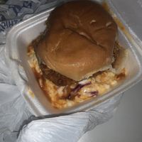 Mango Habanero Chick’n Sandwich    at Vuture Food in San Pedro