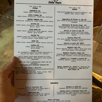 Menu may  at Dolce Amore in San Juan Siquijor